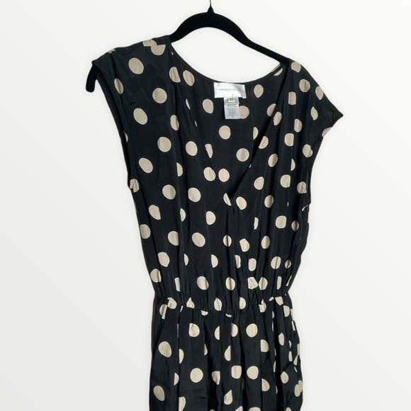 ANTHRO COREY LYNN CALTER Black White Polka Dot Jumpsuit, Size XS - Picture 8 of 11